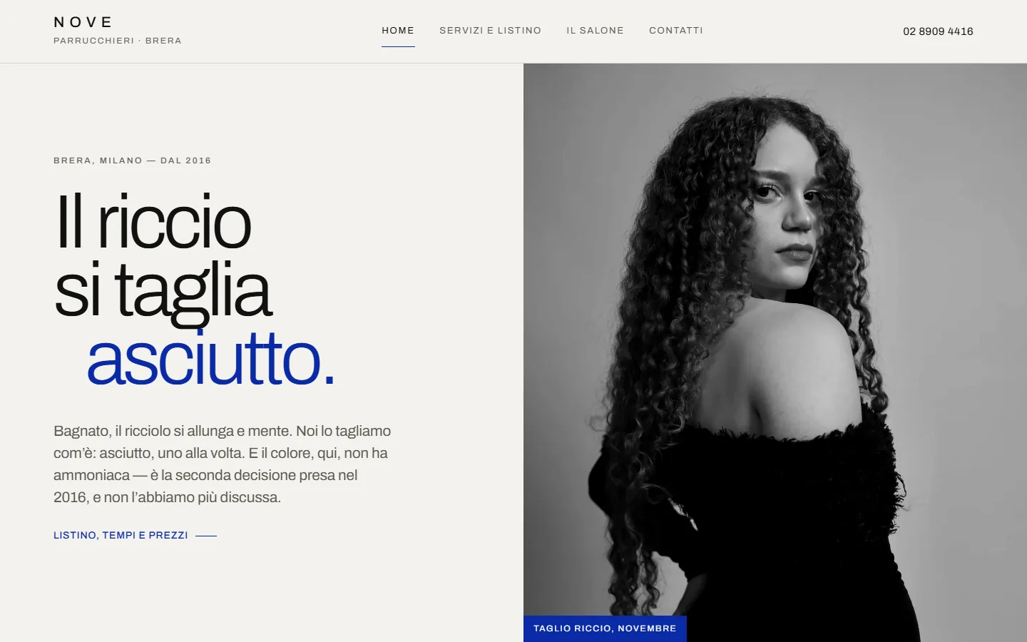 Nove, parrucchieri a Brera, versione desktop